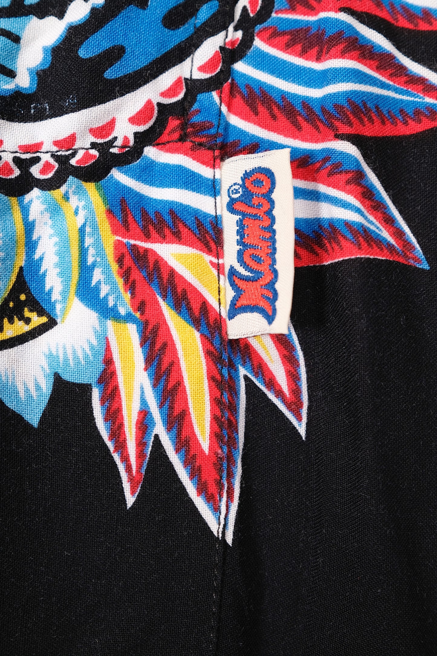 Jim Mitchell "Black Tiki" Vintage Mambo Loud Shirt 101