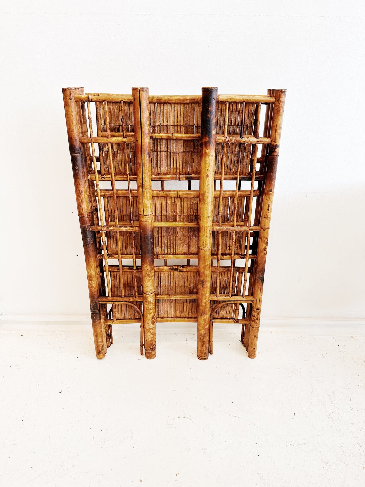 30s Vintage Tortoise-Shell Cane Shelves