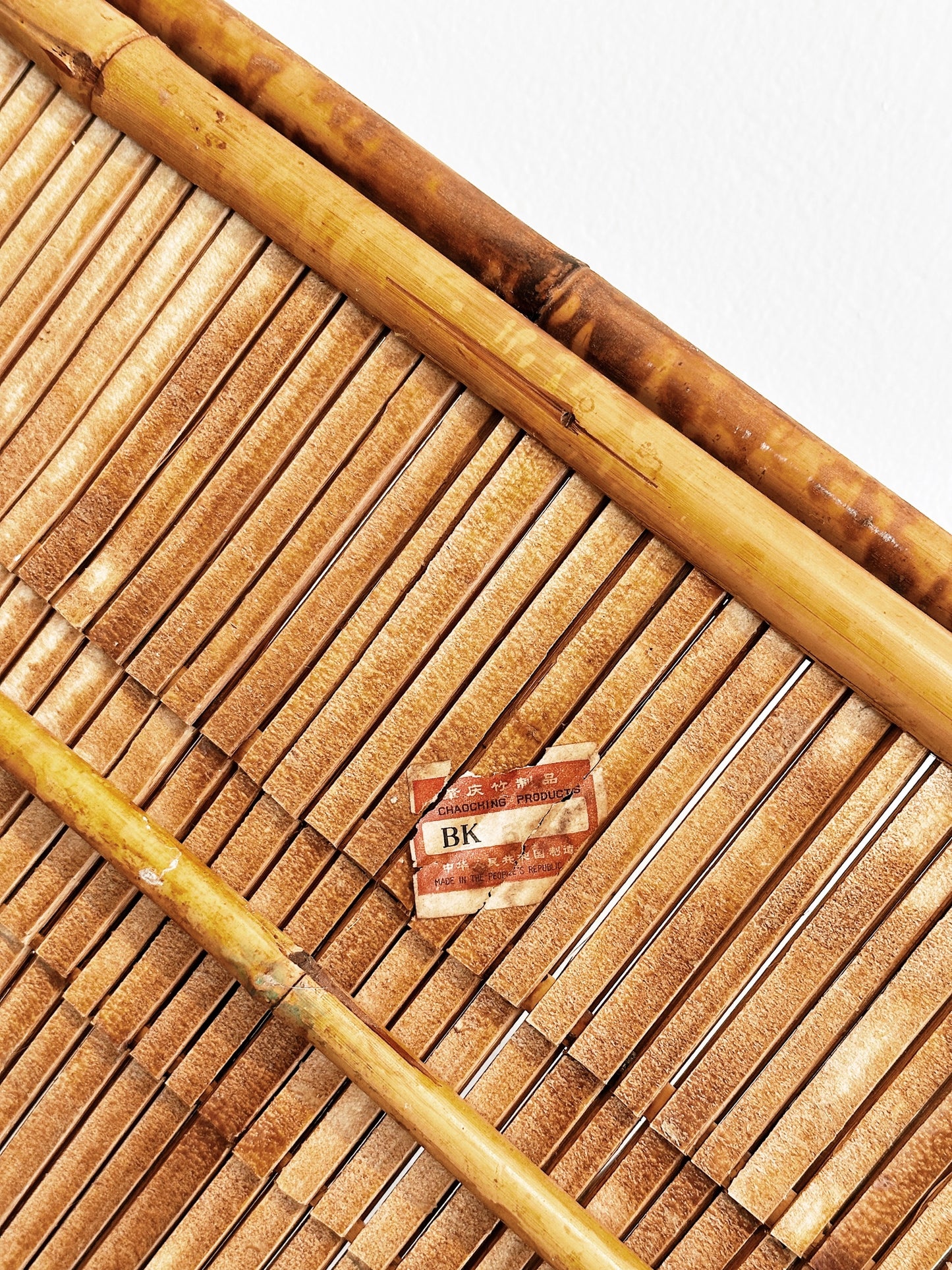 30s Vintage Tortoise-Shell Cane Shelves