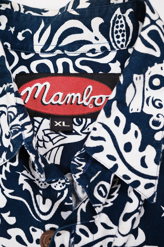 Jim Mitchell "8 Ball Sailor" Vintage Mambo Flat Cord Shirt 110
