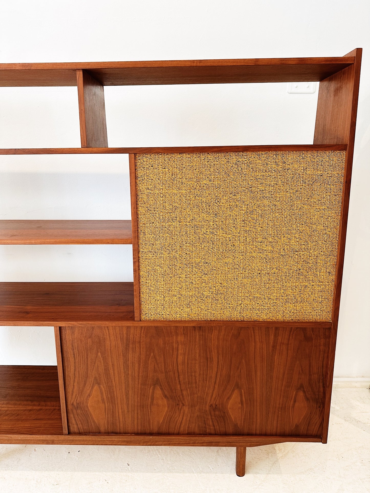 60s Vintage Mid-Century Danish Style Teak Cocktail Sideboard / Room Divider