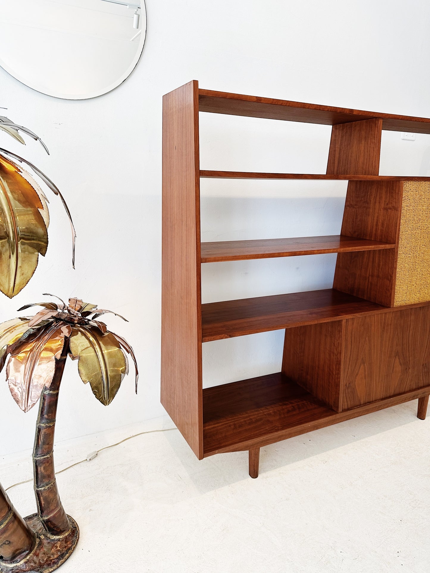 60s Vintage Mid-Century Danish Style Teak Cocktail Sideboard / Room Divider