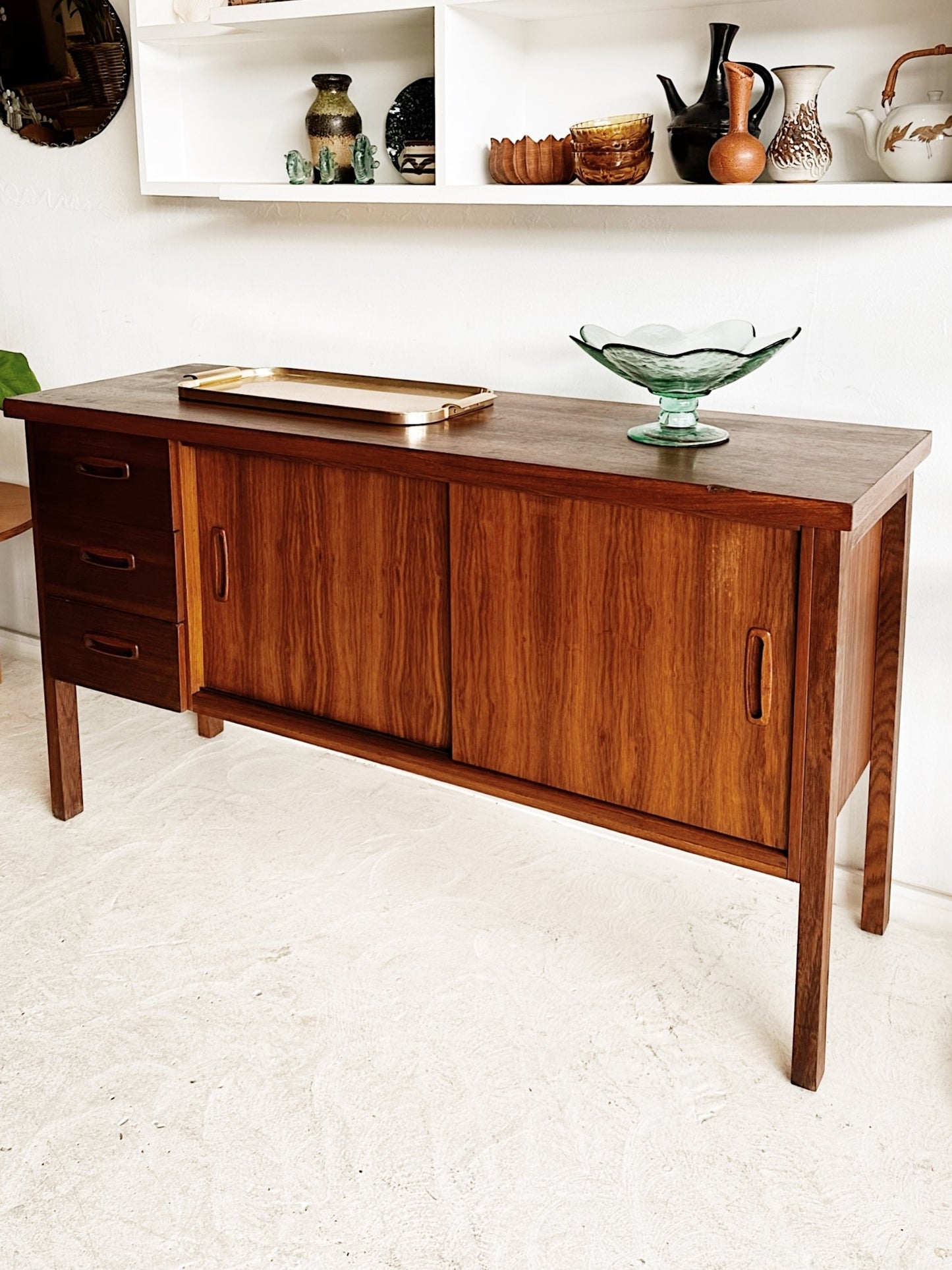70s Vintage Brutalist Office Sideboard