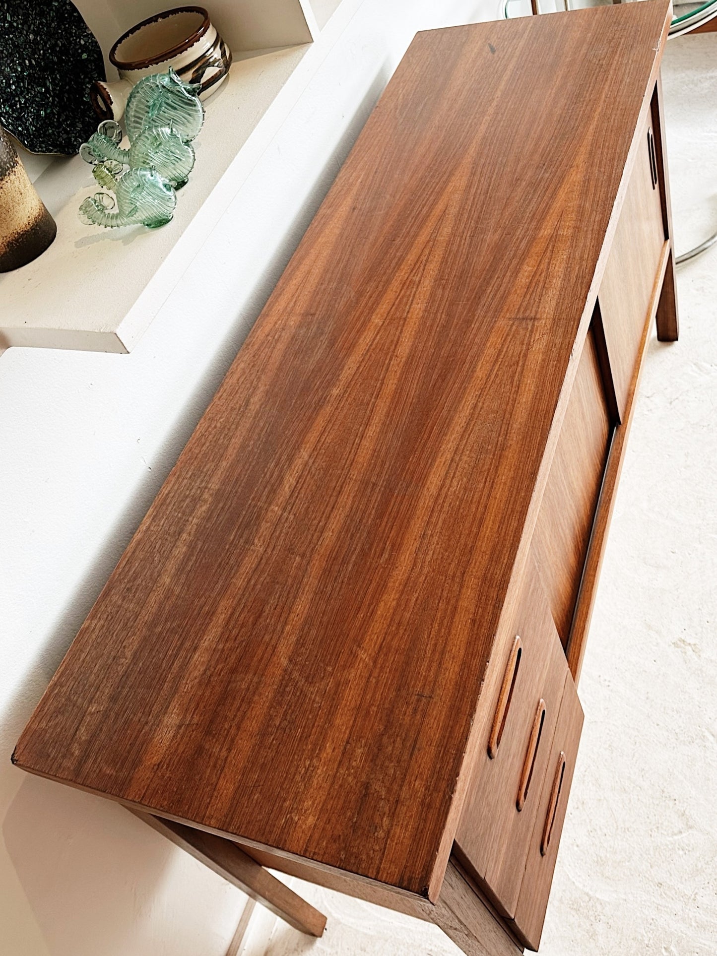70s Vintage Brutalist Office Sideboard