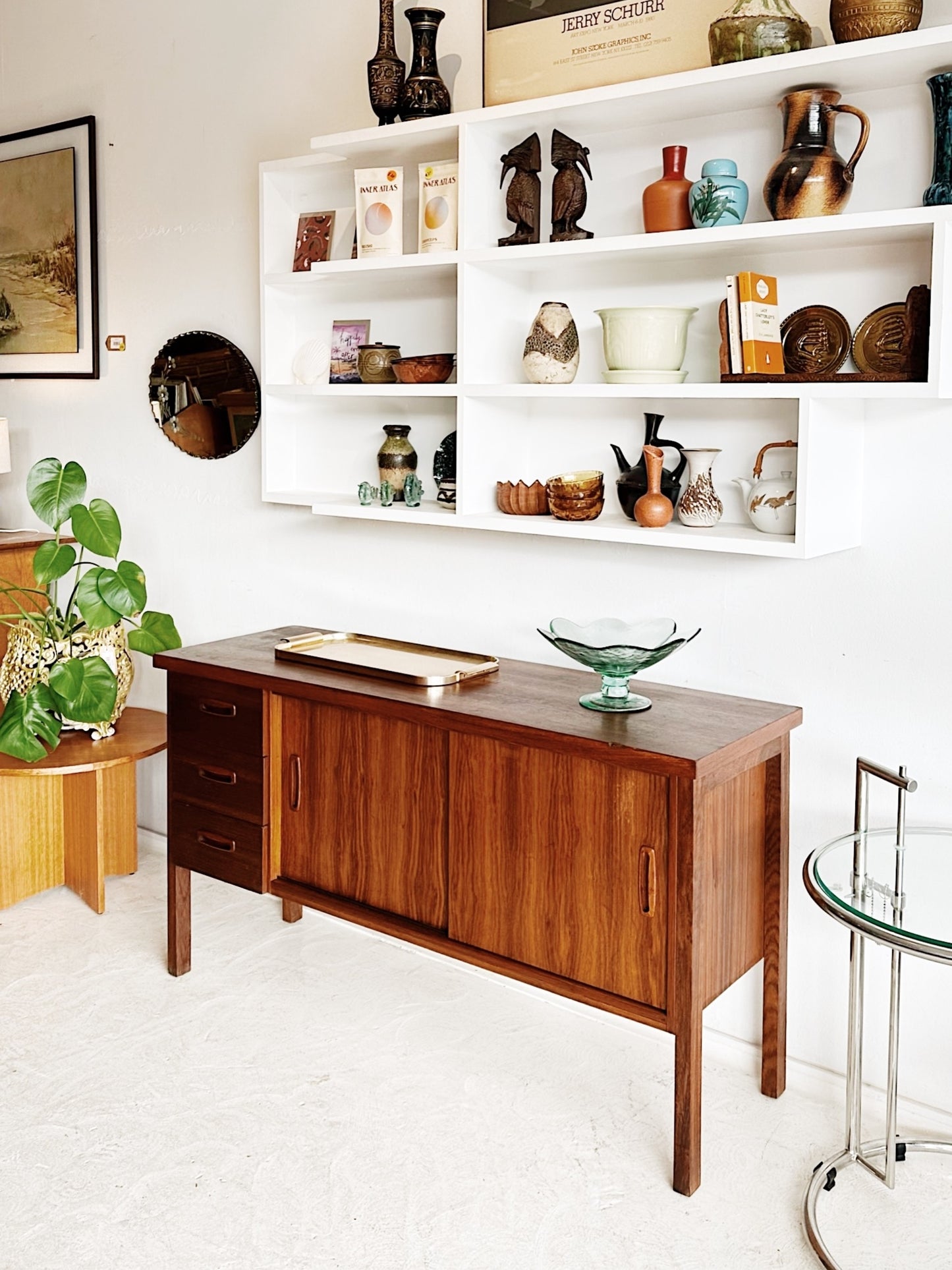 70s Vintage Brutalist Office Sideboard