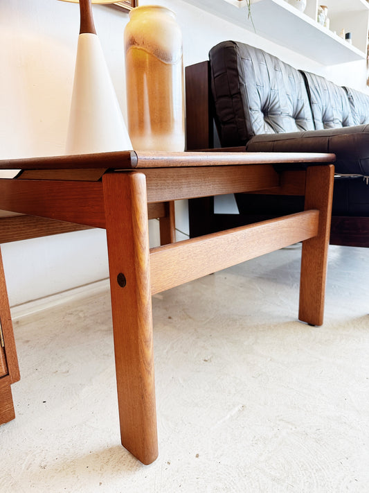 70s Vintage Danish Deluxe Teak Coffee Table