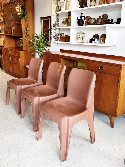 70s Vintage Sebel "Integra" Choc Cream Chair