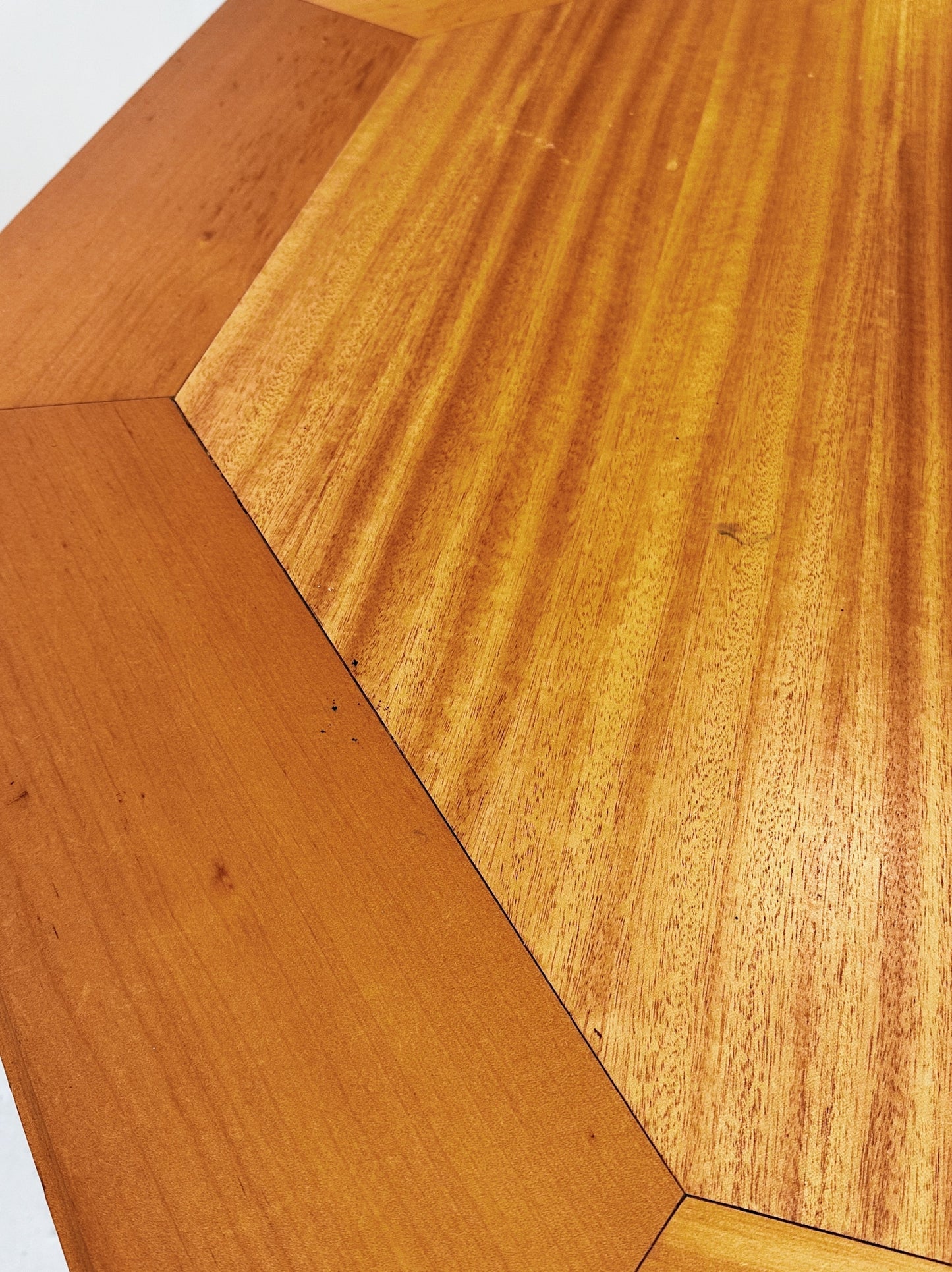 80s Vintage Octagonal Custom Shipwright Dining Table