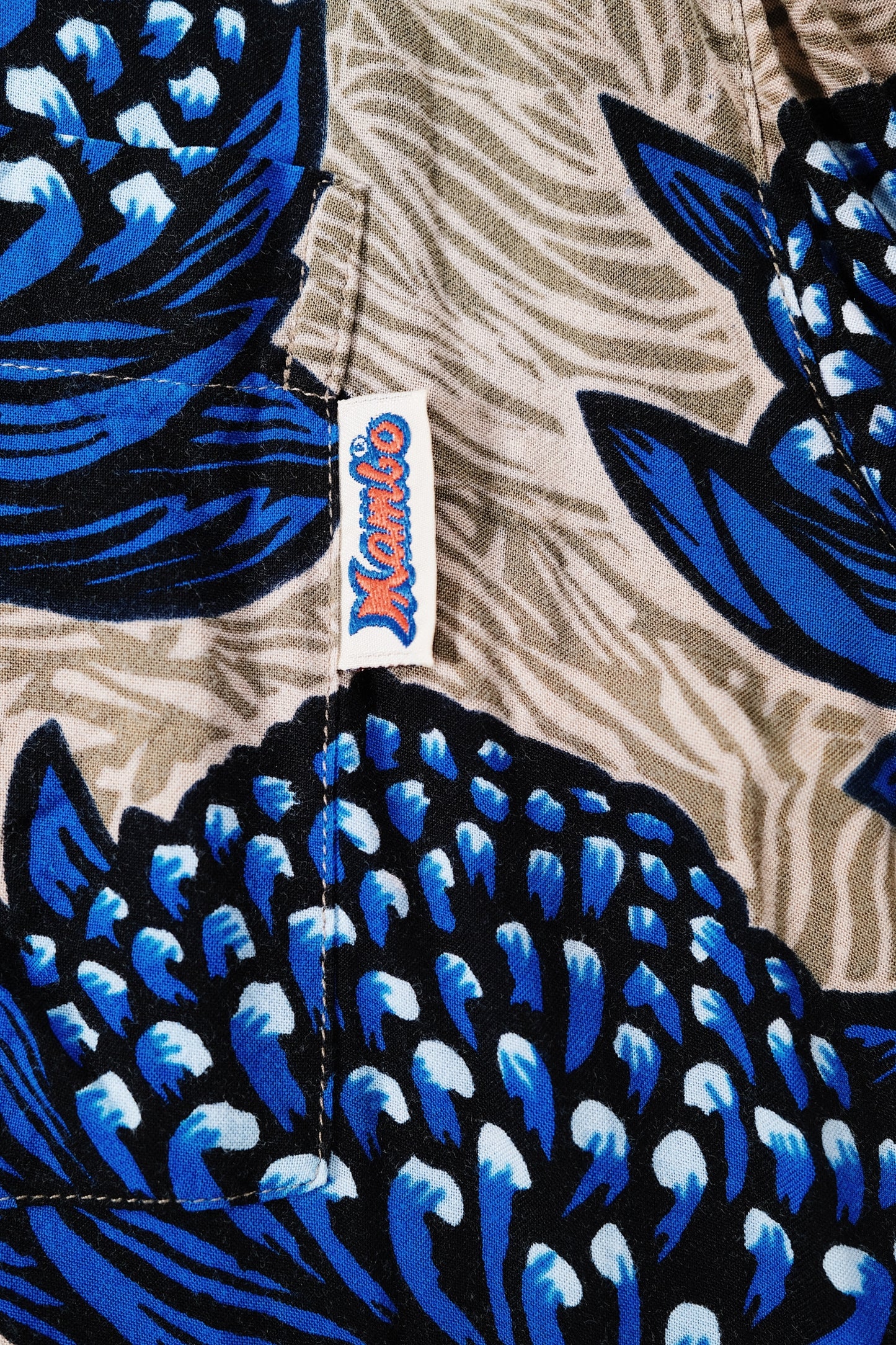 Bruce Goold "Blue Waratah" Vintage Mambo Loud Shirt 103