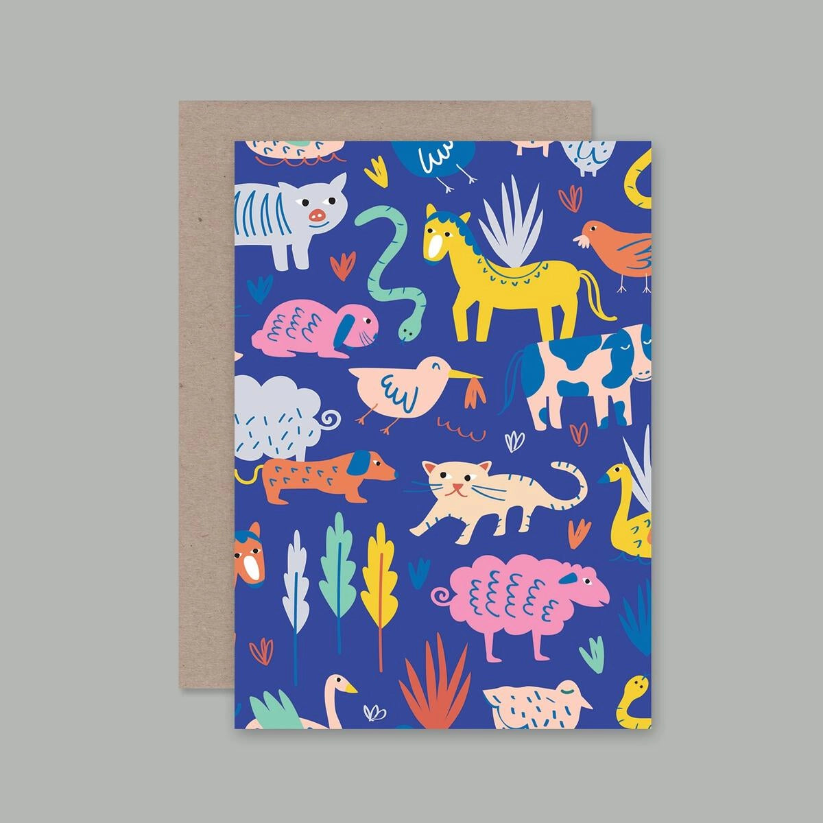 AHD Paper Co. Animal Farm Card