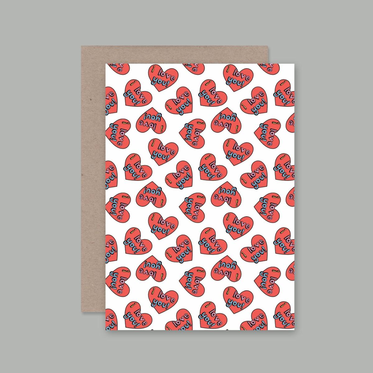 AHD Paper Co. I Love You Card