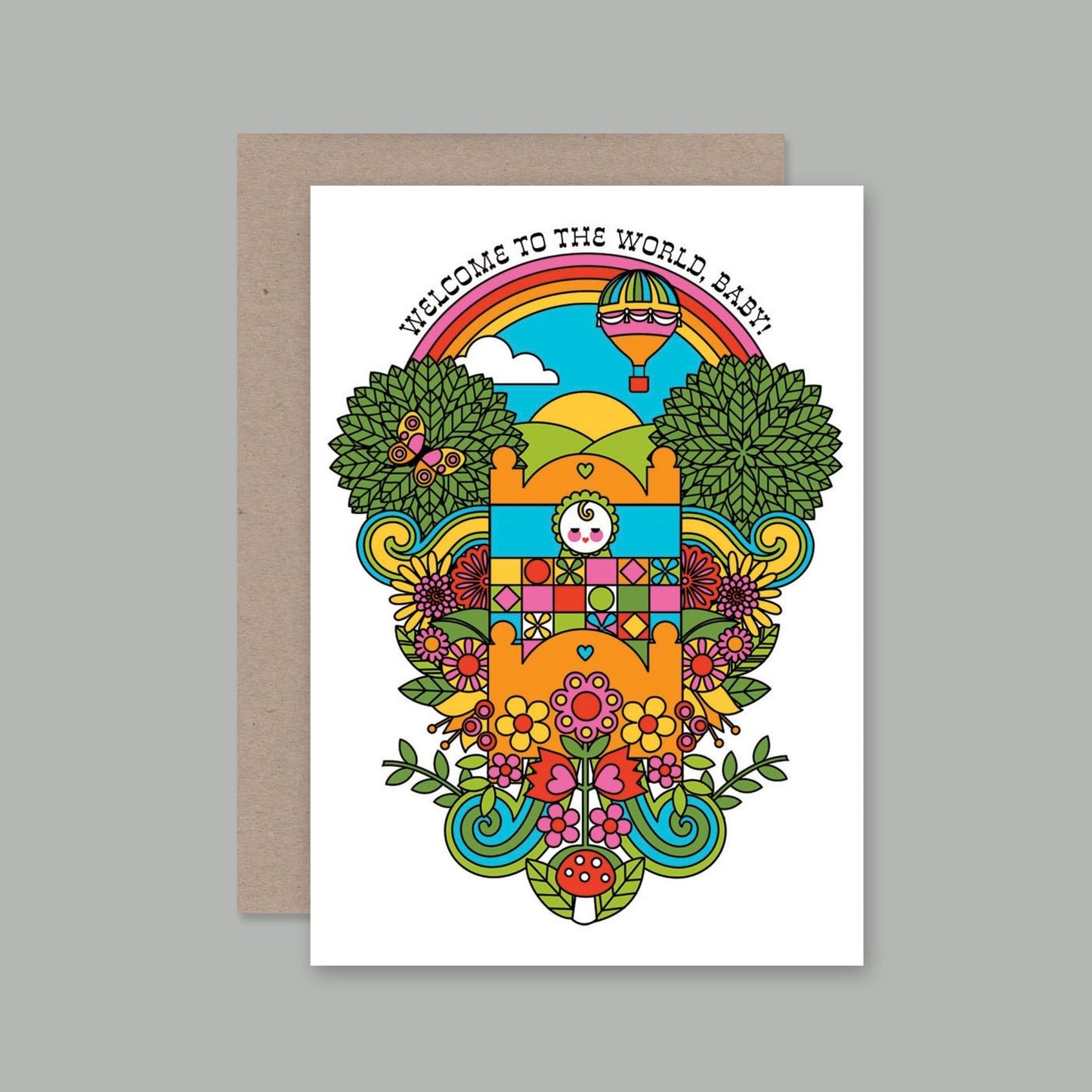 AHD Paper Co. Welcome To The World Card
