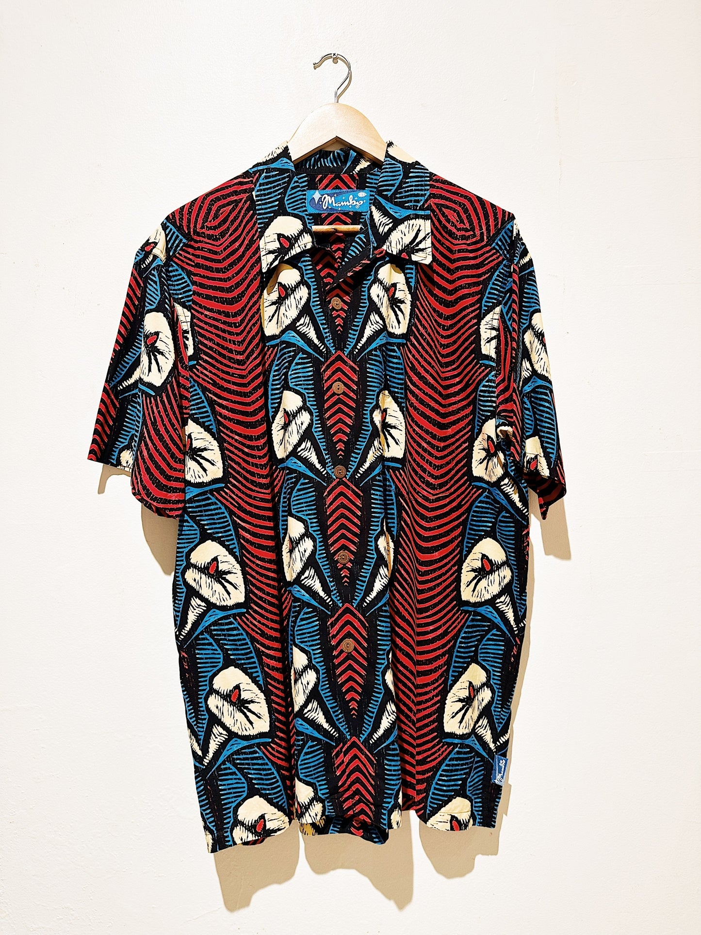 Bruce Goold "Lilies" Mambo Vintage Loud Shirt (XL) 105