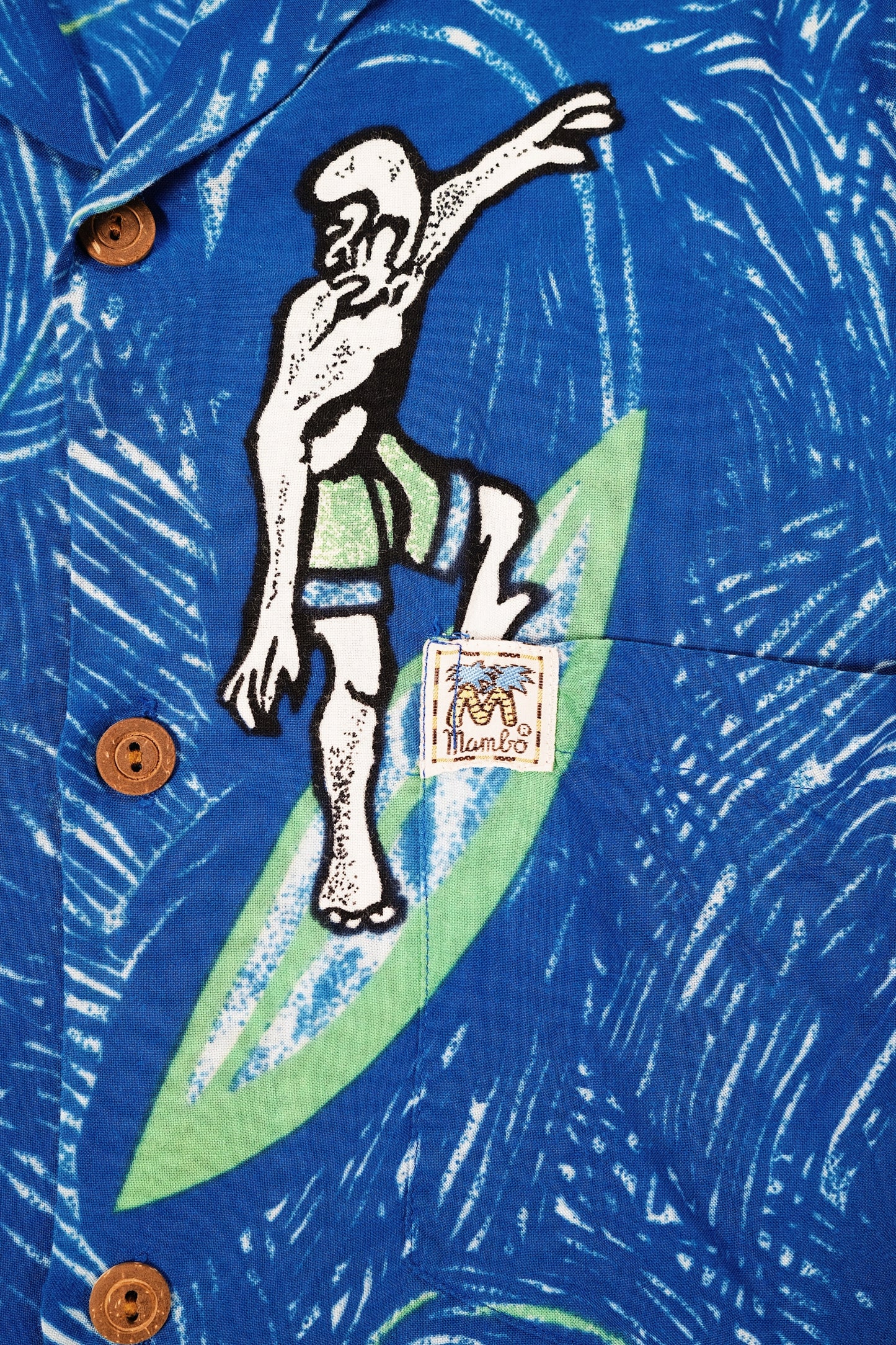 Robert Moore "Surfer" Vintage Mambo Loud Shirt 60