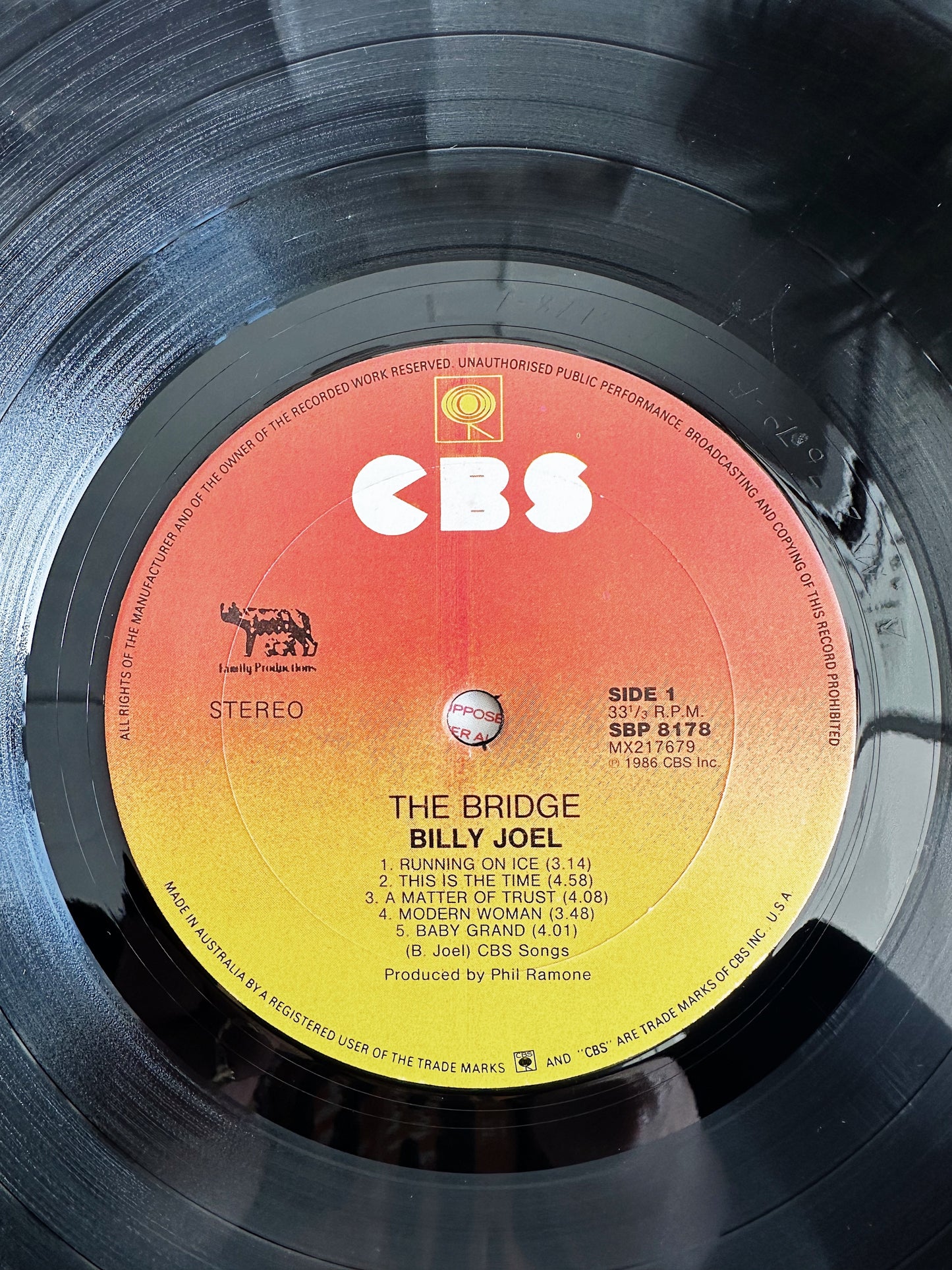 Billy Joel / The Bridge LP