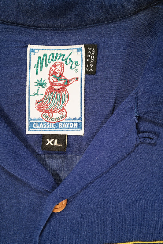 Bruce Goold "Green Lady" Vintage Mambo Loud Shirt 43