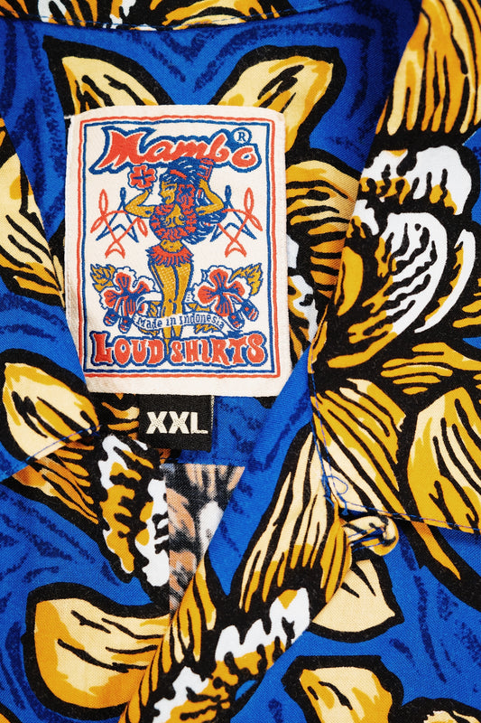 Bruce Goold "Gold Orchids" Vintage Mambo Loud Shirt 59