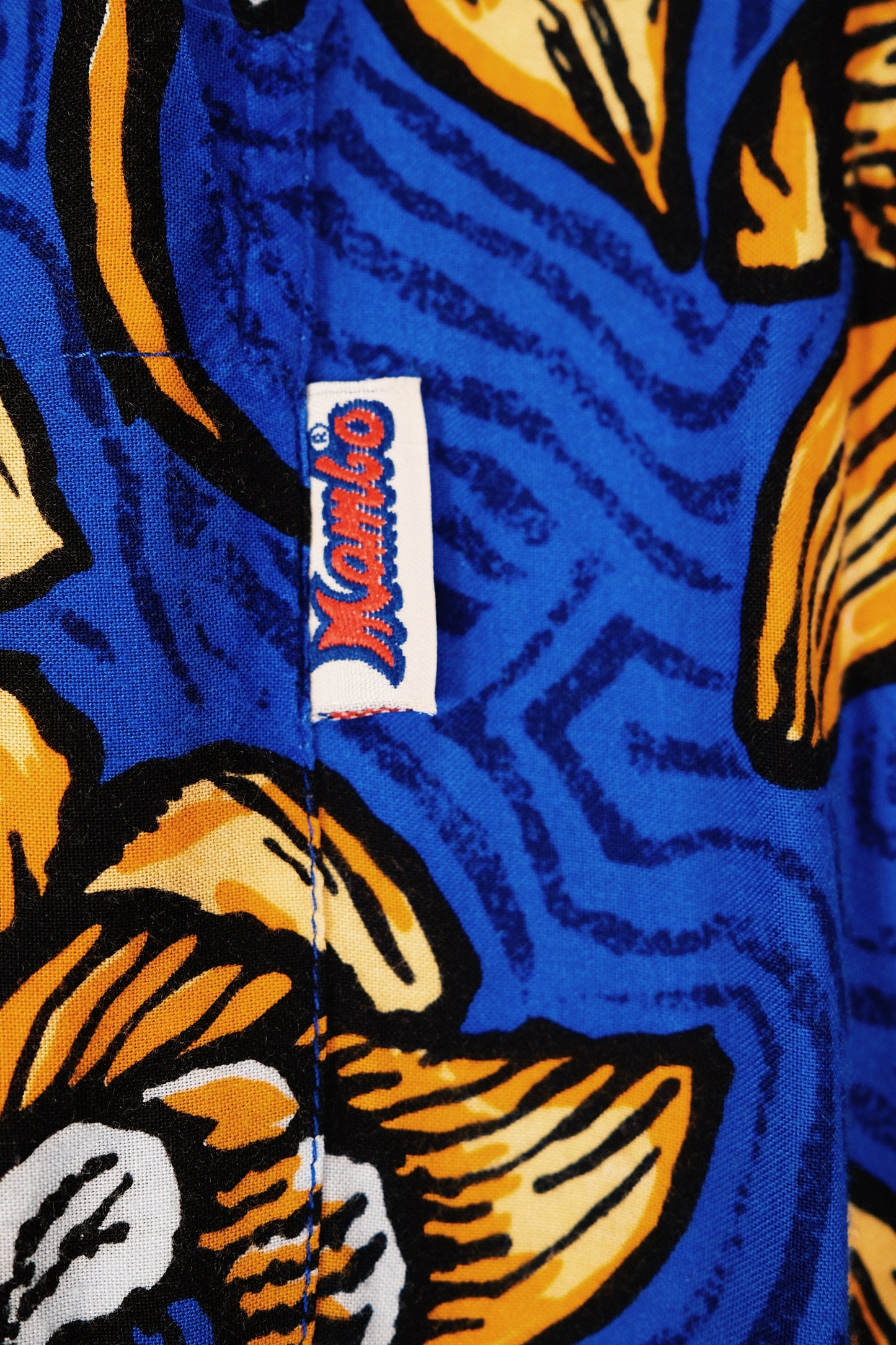 Bruce Goold "Gold Orchids" Vintage Mambo Loud Shirt (L) 84