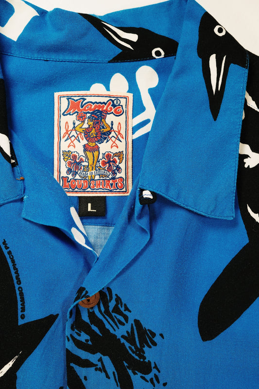 Bruce Goold "Magpies" Vintage Mambo Loud Shirt 11