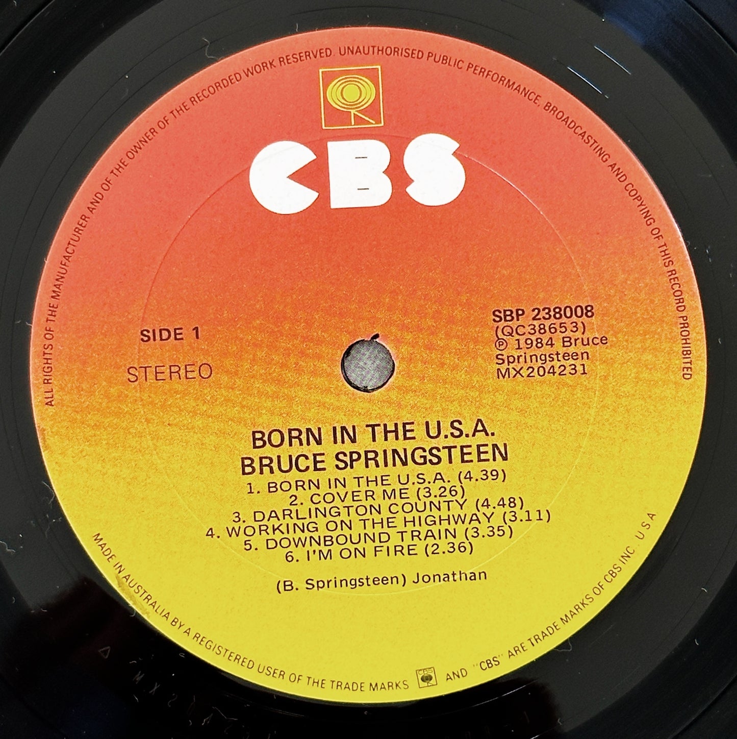 Bruce Springsteen / Born In The U.S.A. LP
