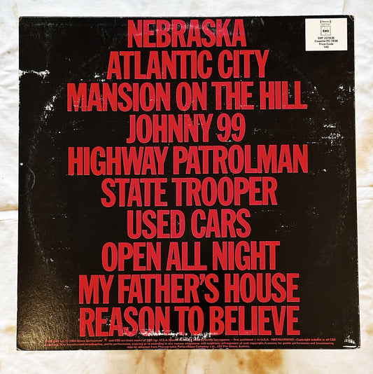 Bruce Springsteen / Nebraska LP