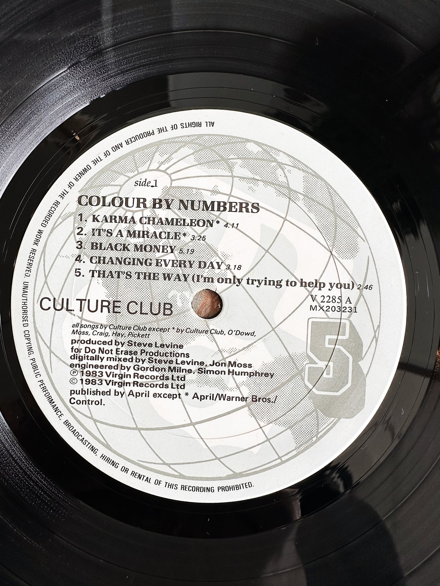 Culture Club / Colour By Numbers LP