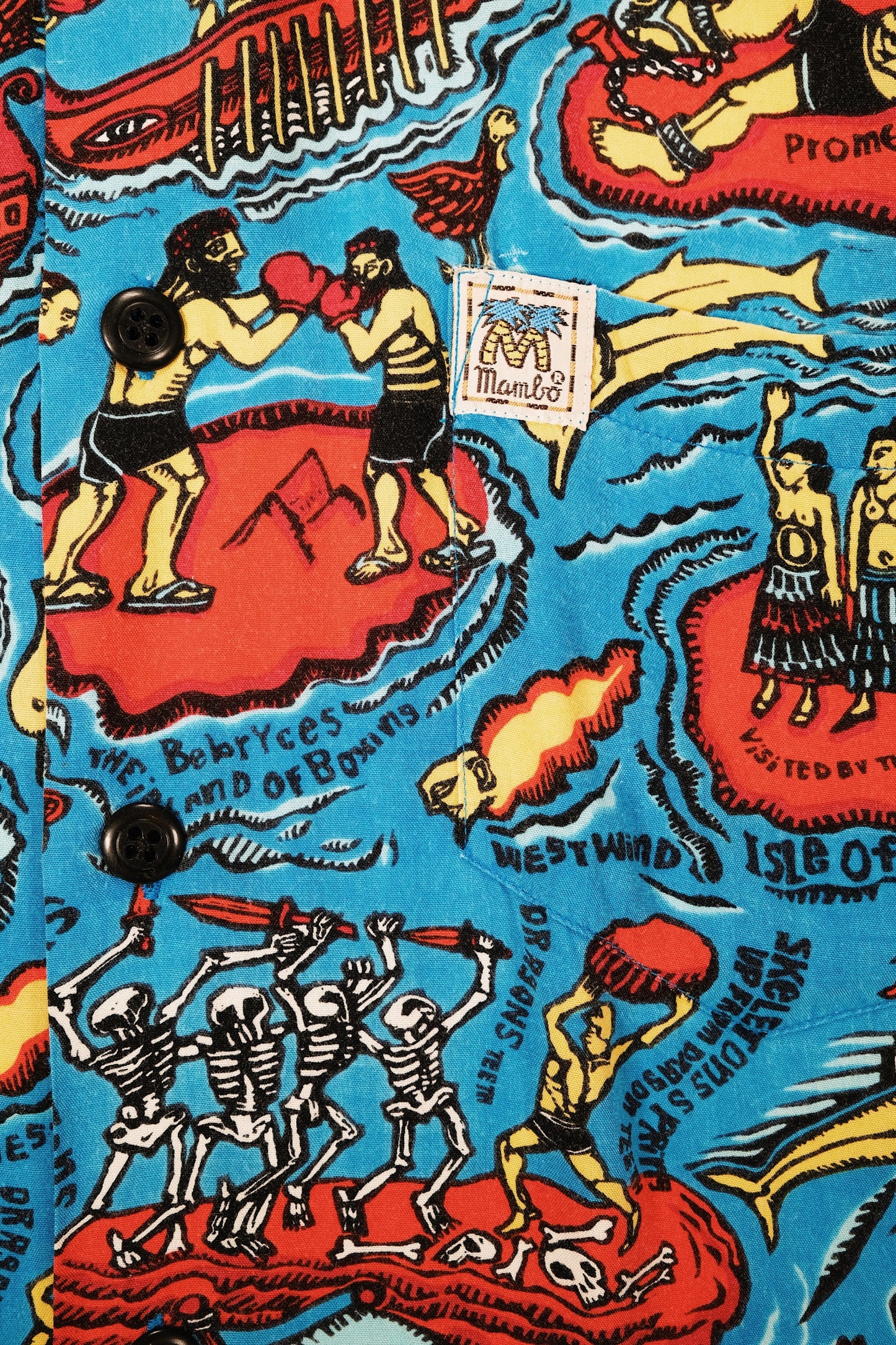 Gerry Wedd "Tied To The Mast" Vintage Mambo Loud Shirt 94