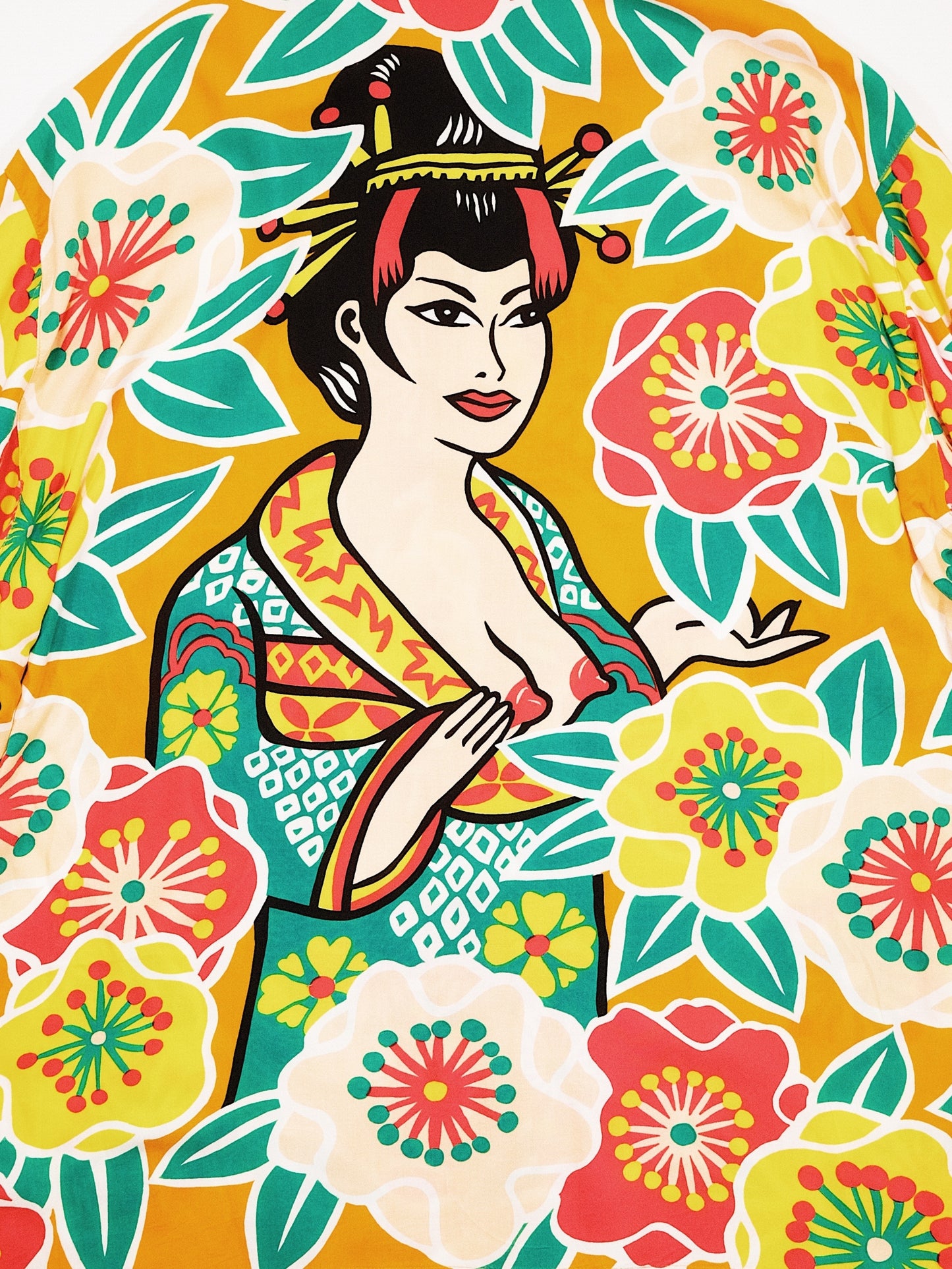 David McKay "Geisha" Vintage Mambo Loud Shirt 68