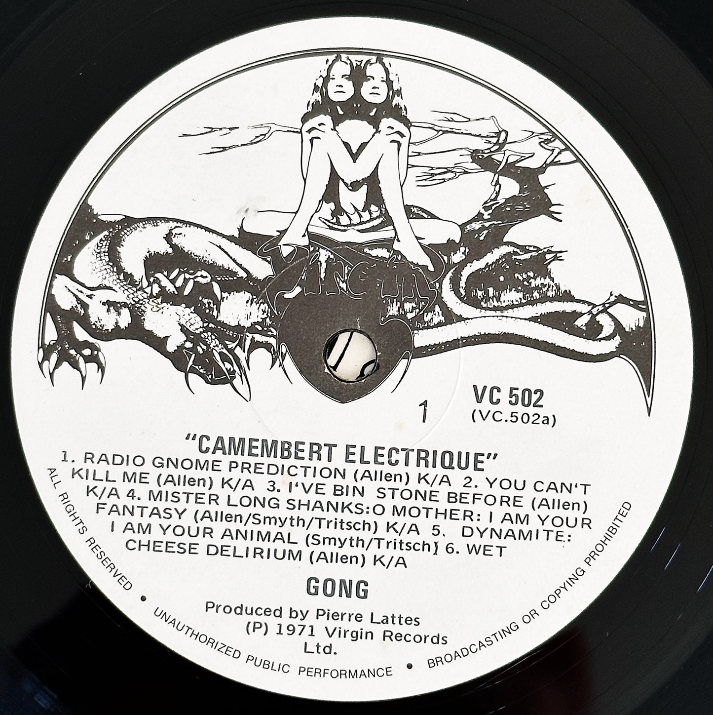 Gong / Camembert Musique LP