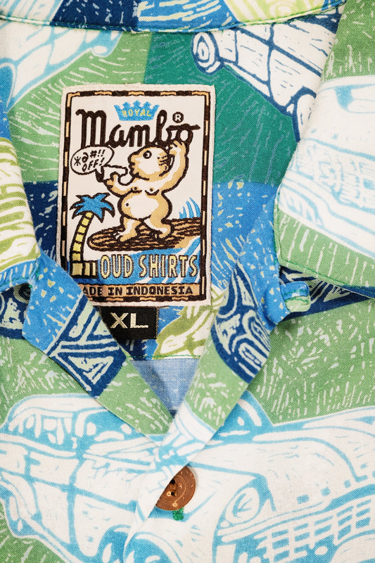 Robert Moore "Six Pack 'O' Sedans" Vintage Mambo Loud Shirt 62