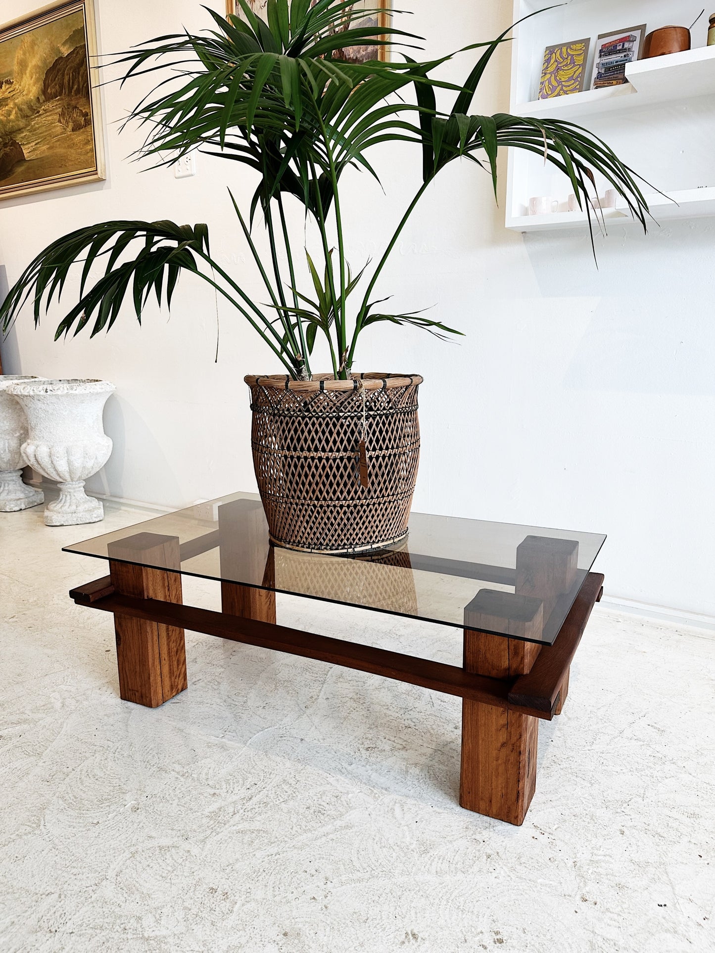 Vintage Fontana Arte Style Custom Coffee Table