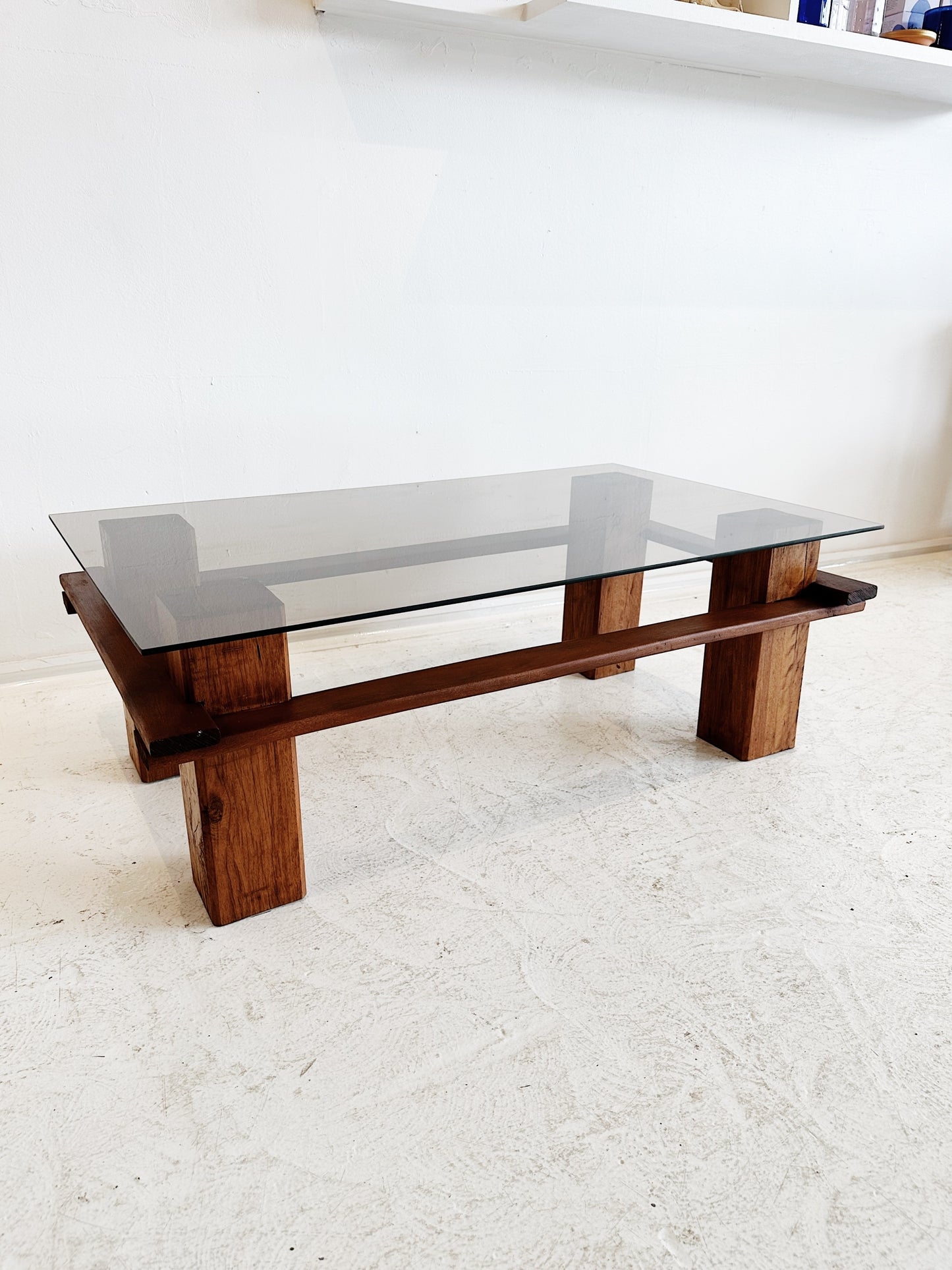 Vintage Fontana Arte Style Custom Coffee Table