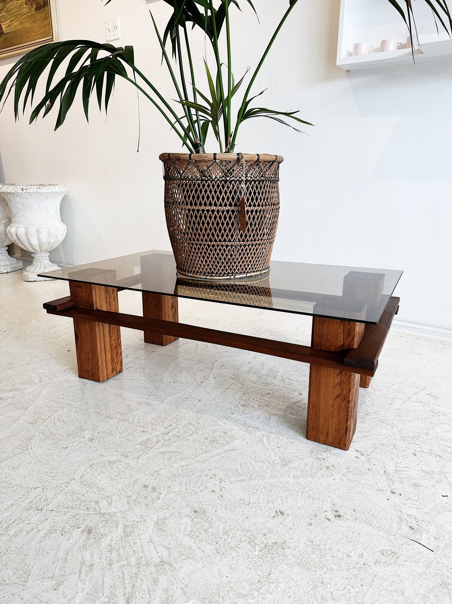 Vintage Fontana Arte Style Custom Coffee Table