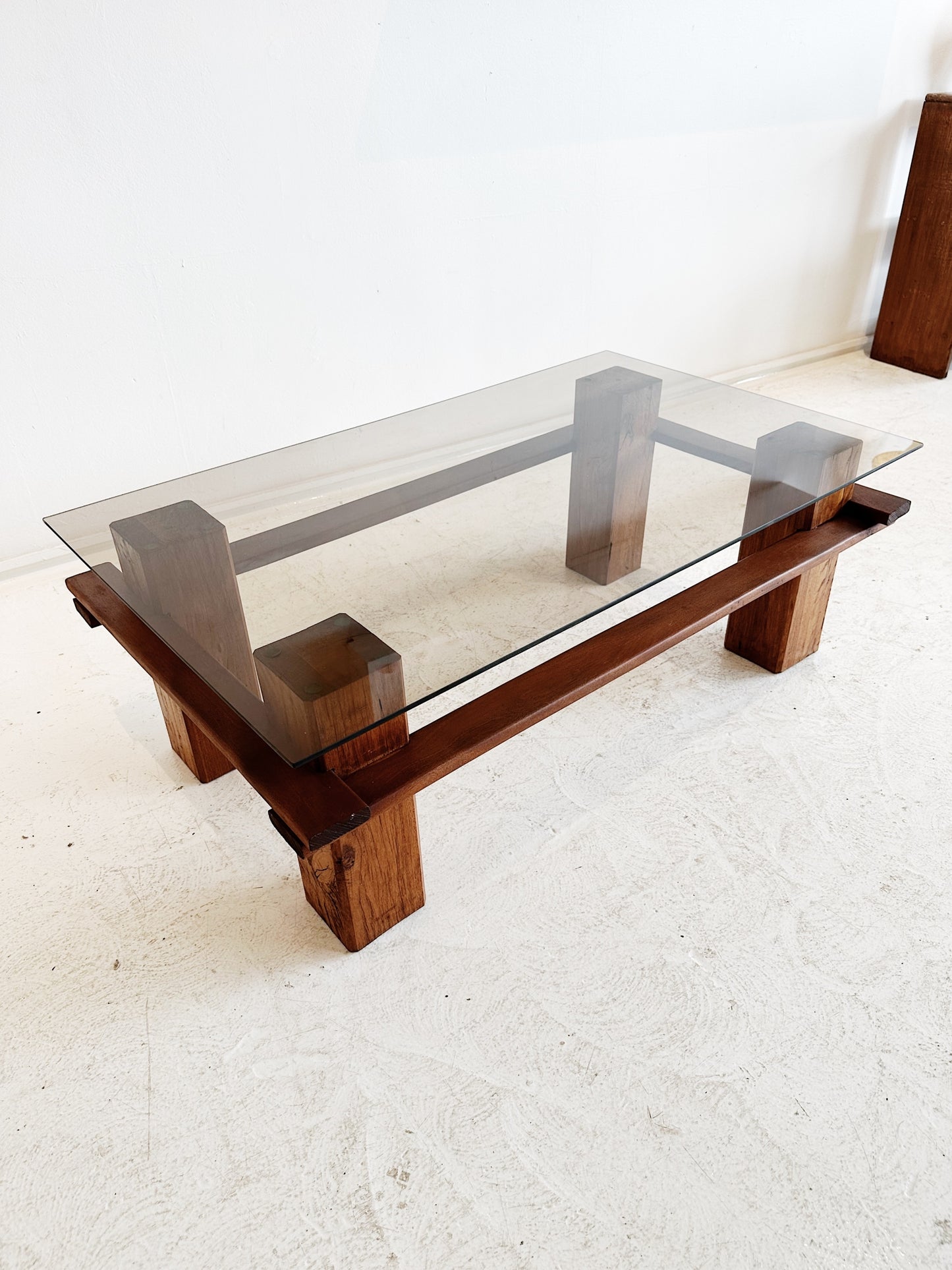 Vintage Fontana Arte Style Custom Coffee Table
