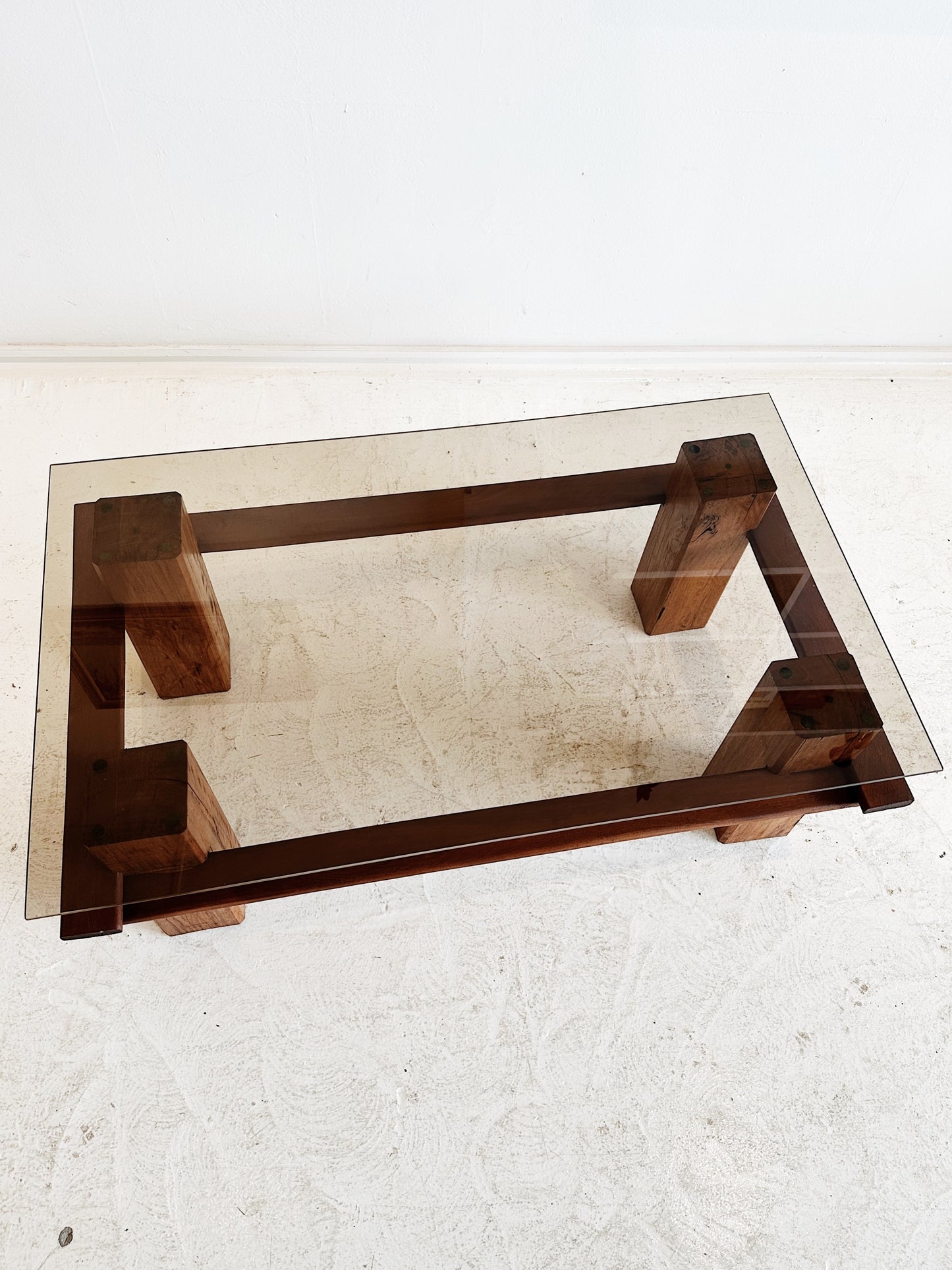 Vintage Fontana Arte Style Custom Coffee Table