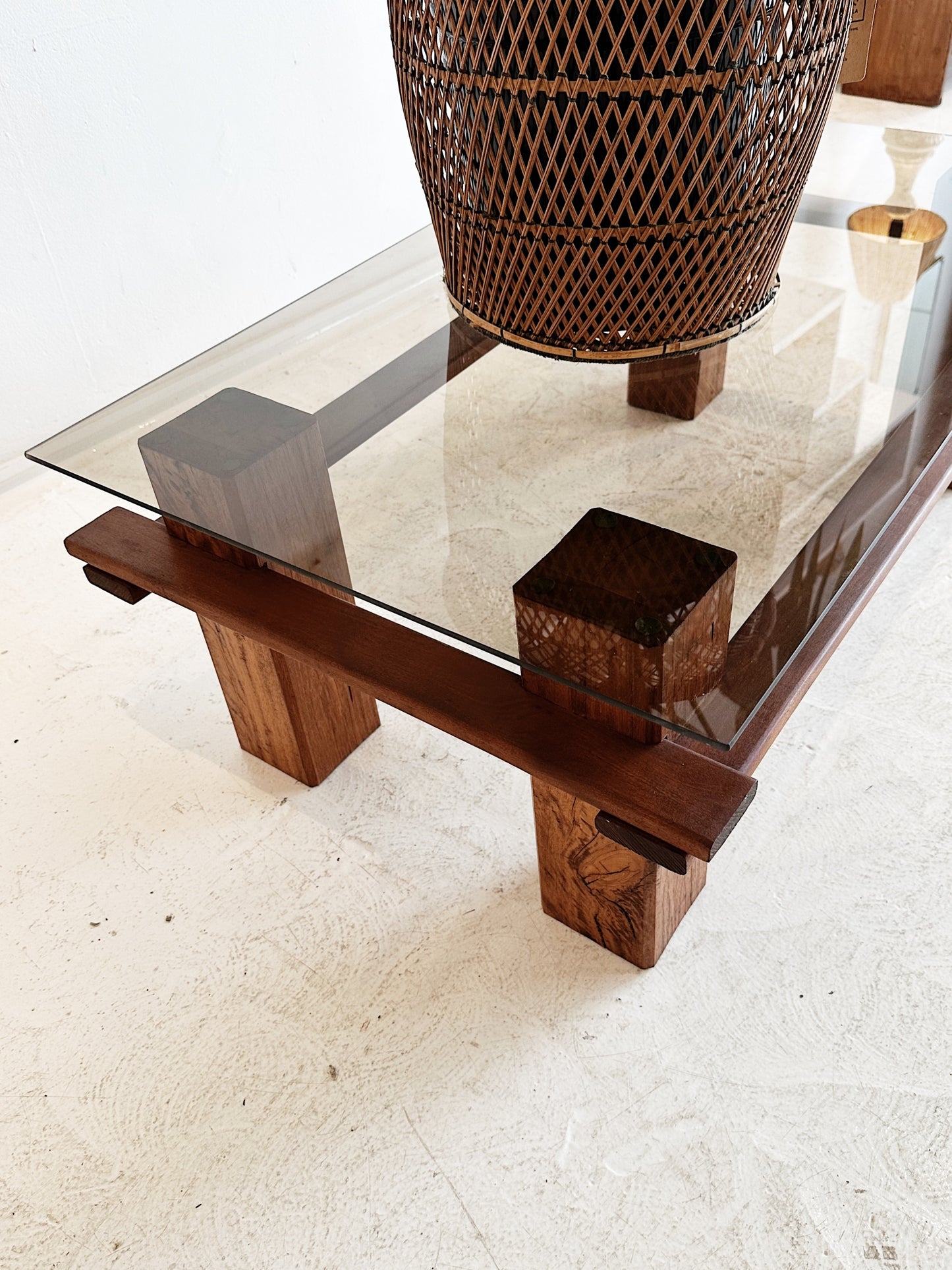 Vintage Fontana Arte Style Custom Coffee Table