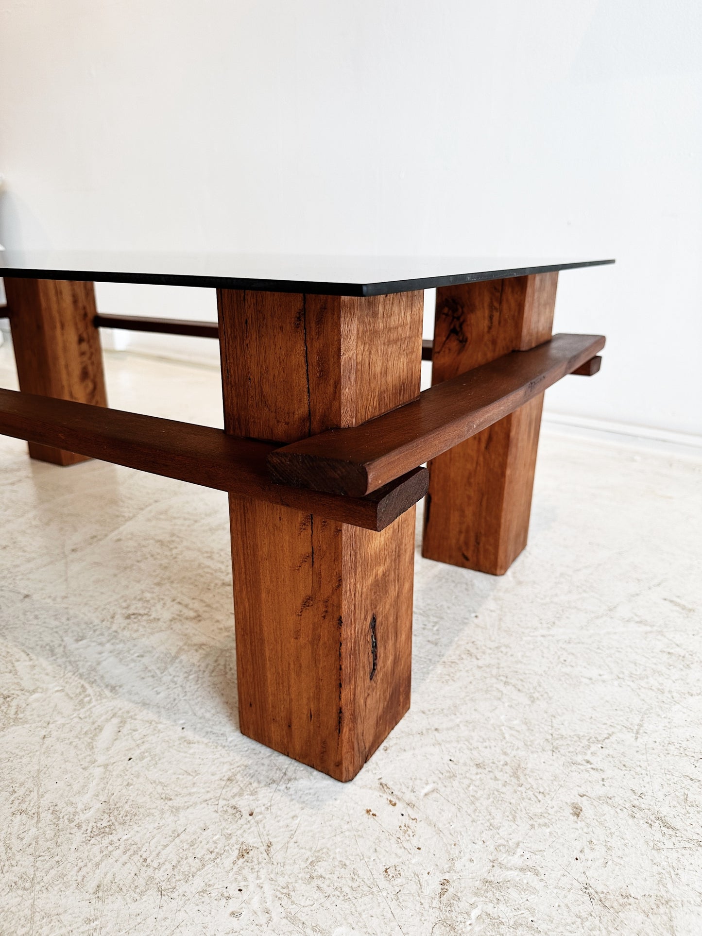 Vintage Fontana Arte Style Custom Coffee Table