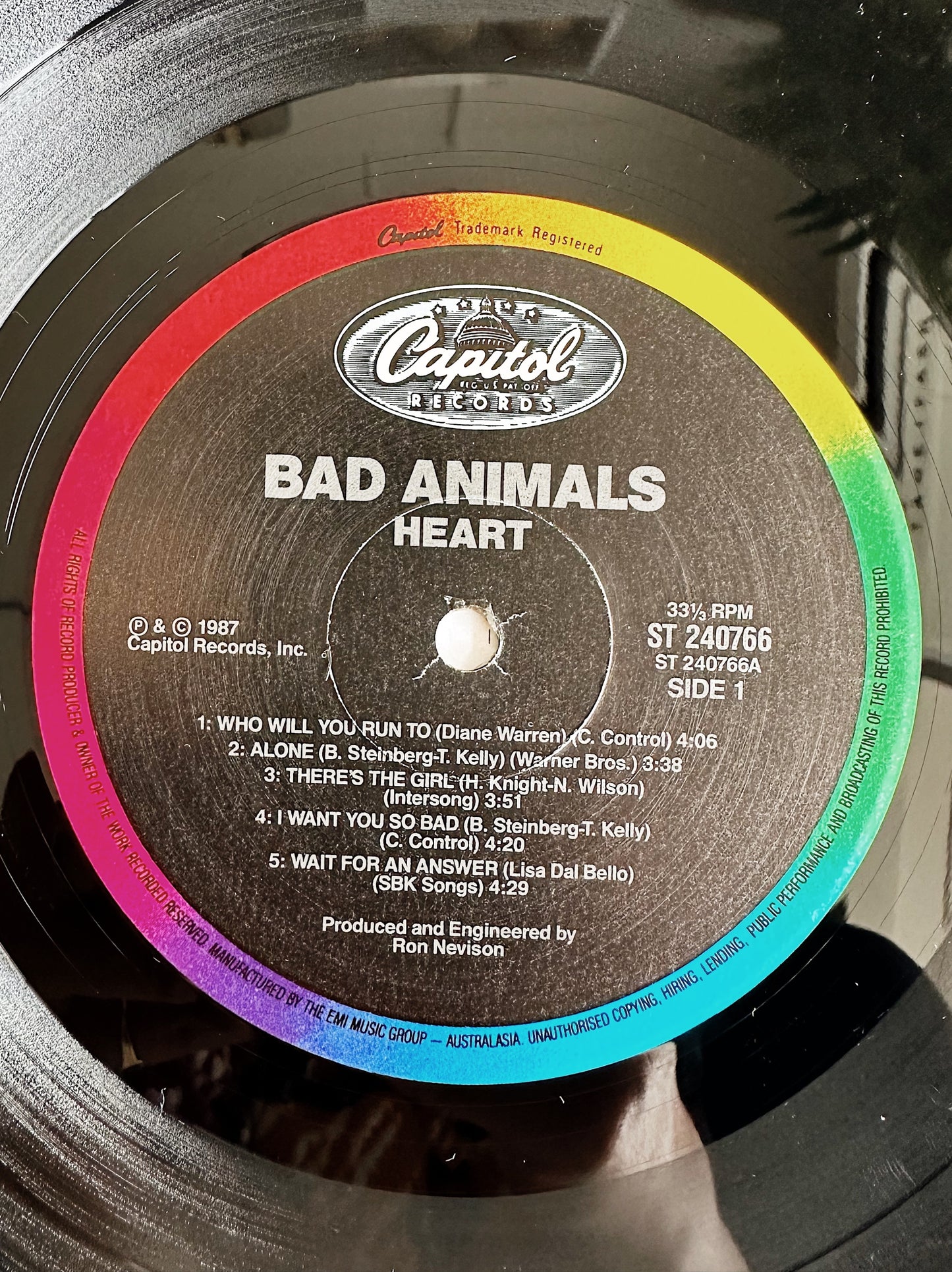 Heart / Bad Animals LP