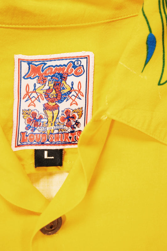 Jim Mitchell "Lady Luck" Vintage Mambo Loud Shirt 36