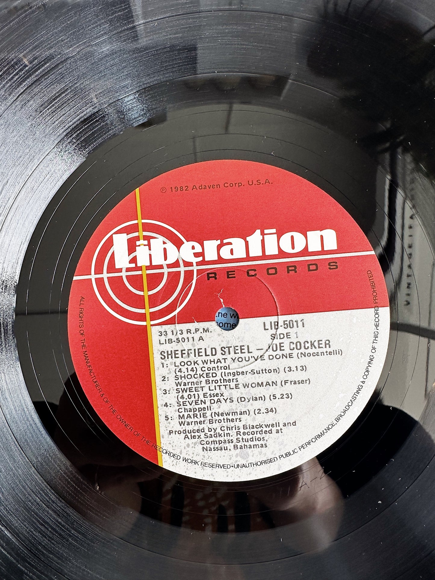 Joe Cocker / Sheffield Steel LP