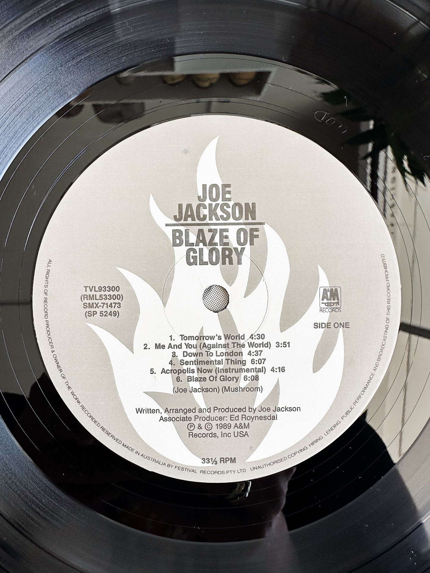 Joe Jackson / Blaze of Glory LP