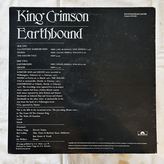 King Crimson / Earthbound LP