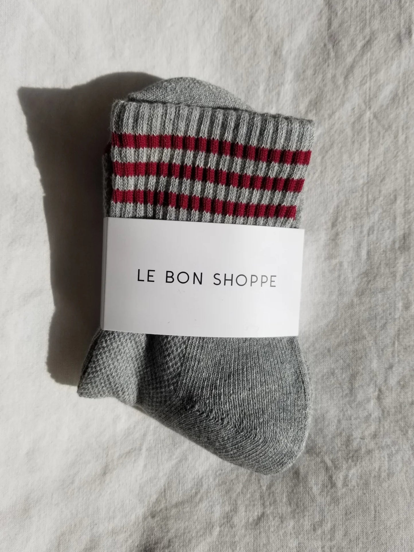 Le Bon Shoppe Girlfriend Socks / Heather Grey