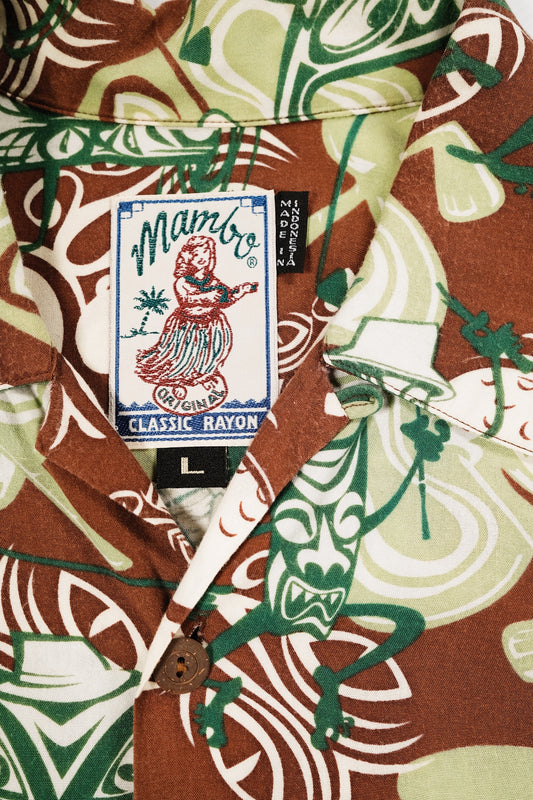 Mark Falls "Golf" Vintage Mambo Loud Shirt (L) 63