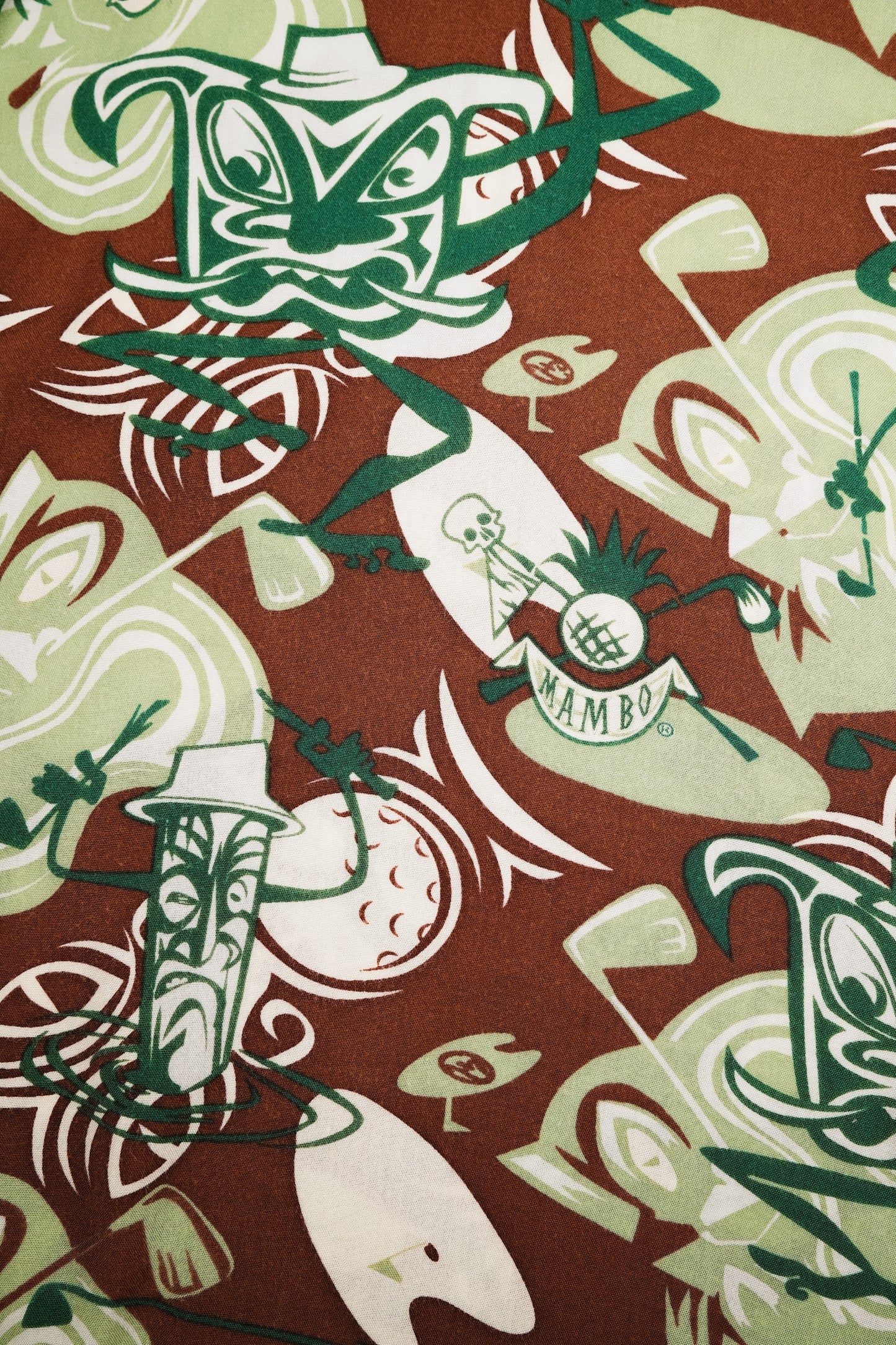 Mark Falls "Golf" Vintage Mambo Loud Shirt (L) 63