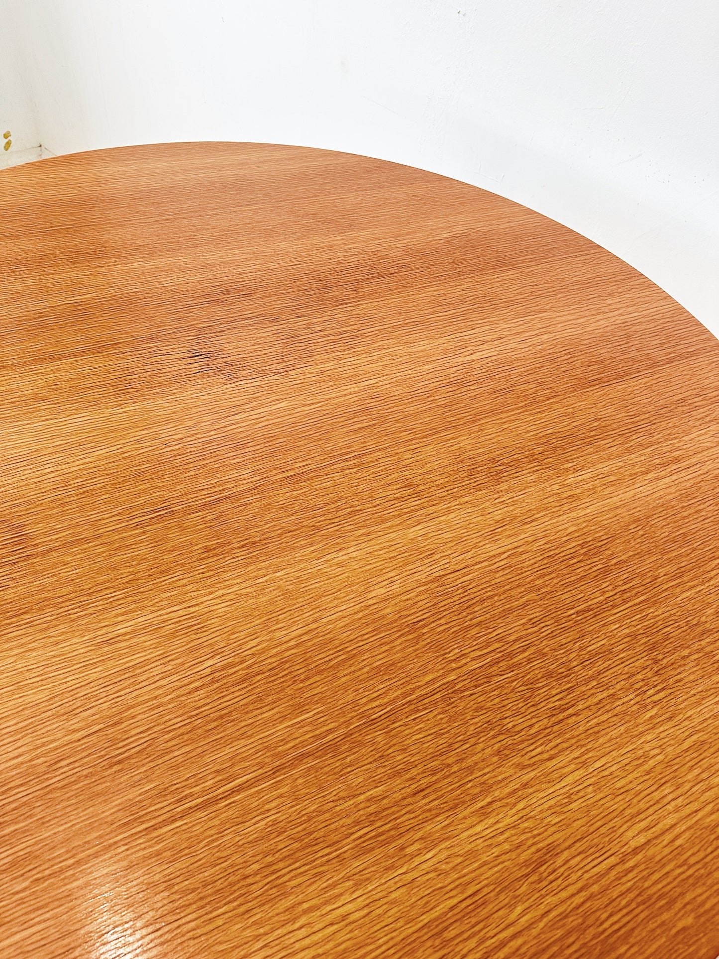 Mid Century Modern Style Wood & Chrome Dining Table