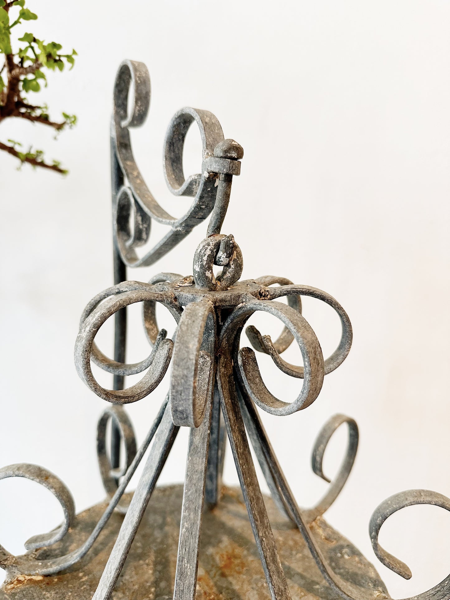 Unique Mid Century Stand-Hanging Birdcage