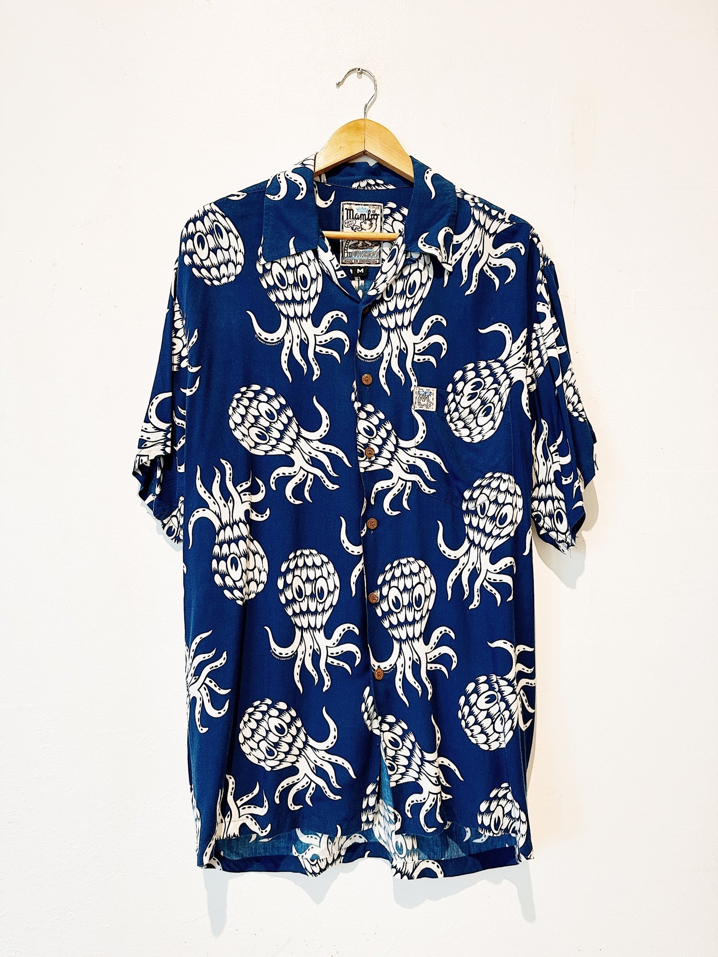 Jim Mitchell Octopus Aloha Vintage Mambo Loud Shirt 75