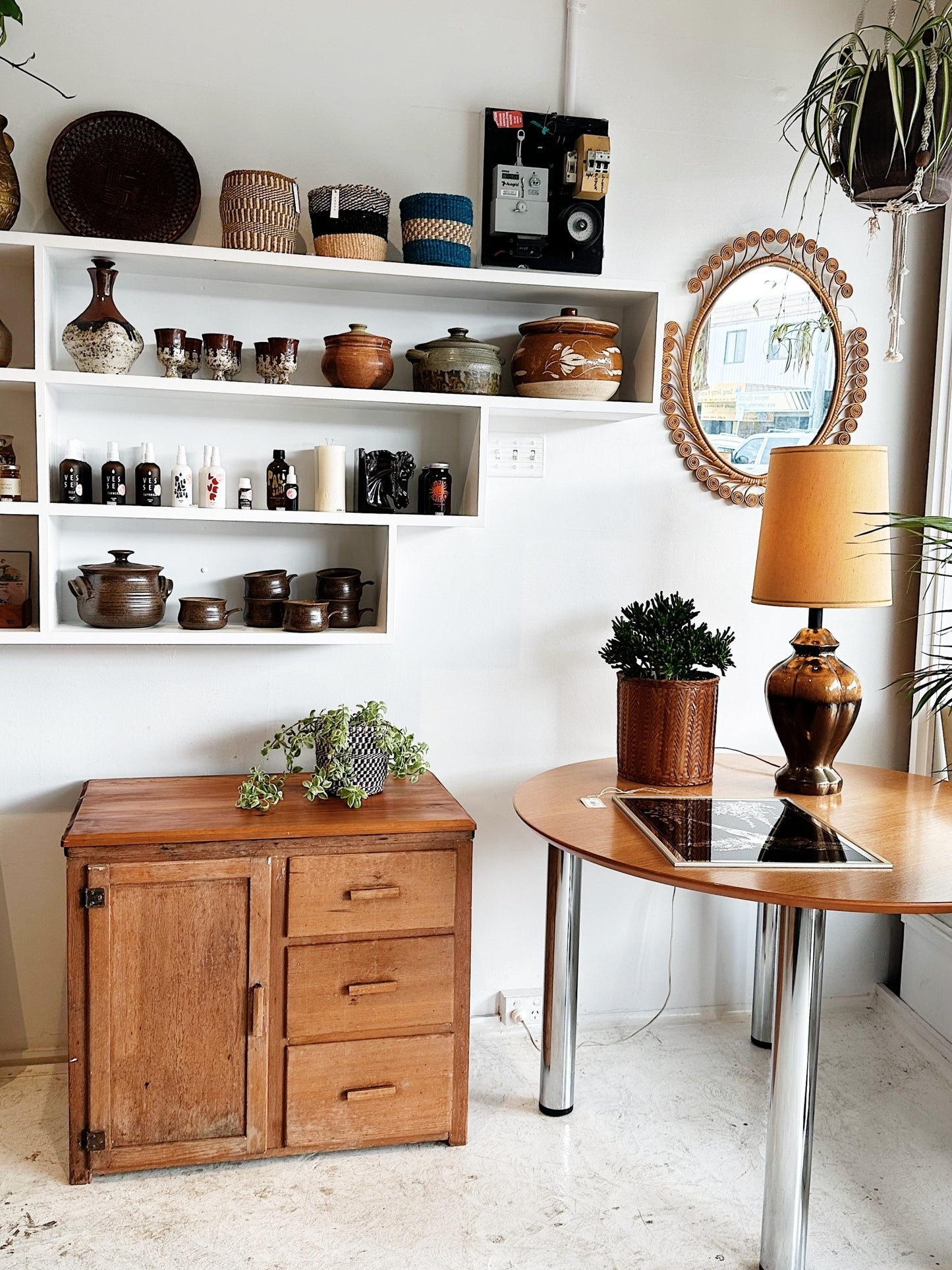 Old English Pine Potters Cupboard