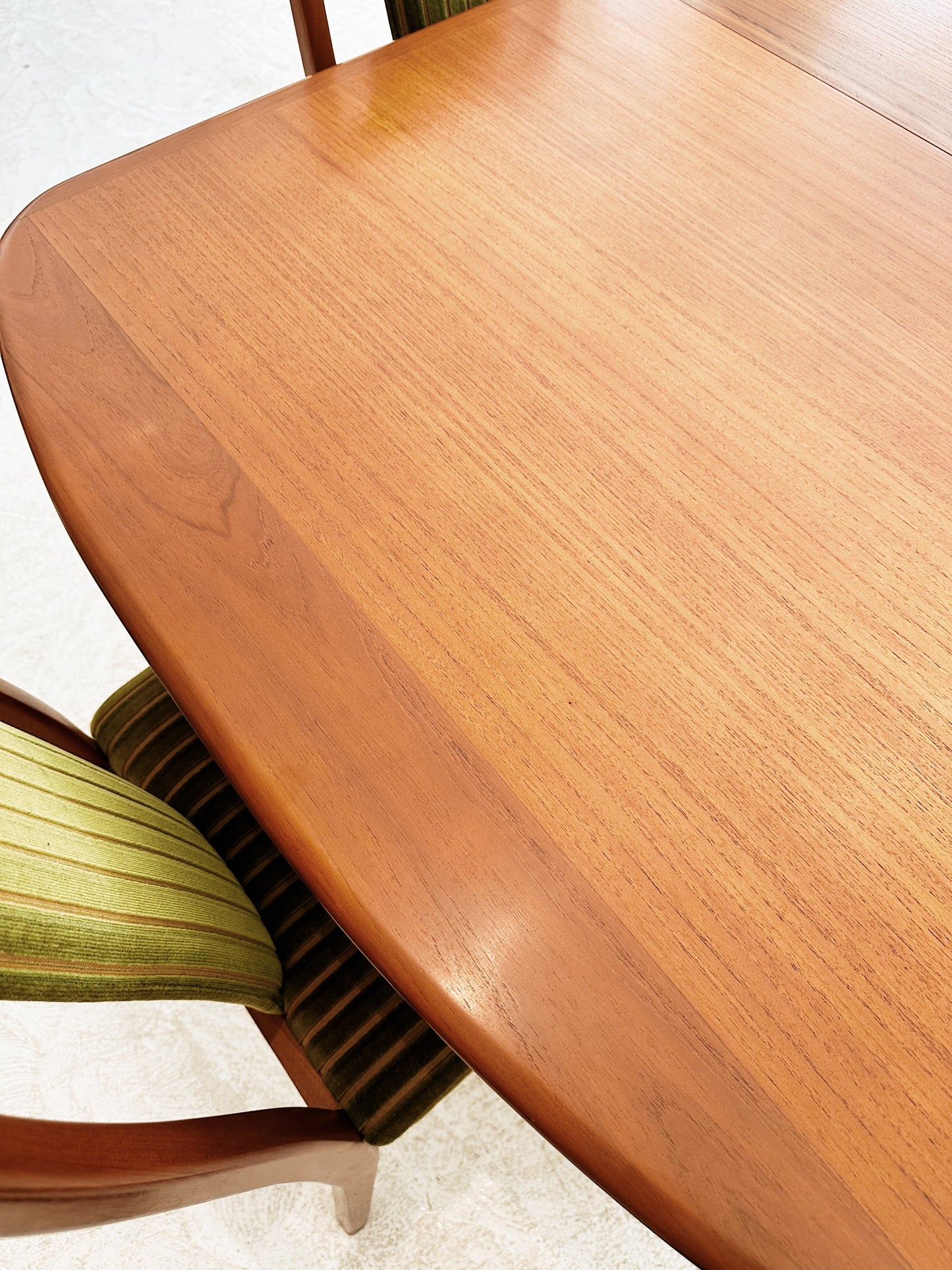 Parker Chiswell Style Teak & Cord Extendable Dining Set